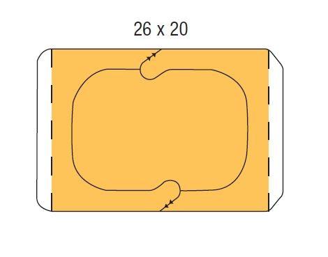 Incisionsfilm Antimikrobiell 3M Ioban EZ Ram 26 x 20cm / 50