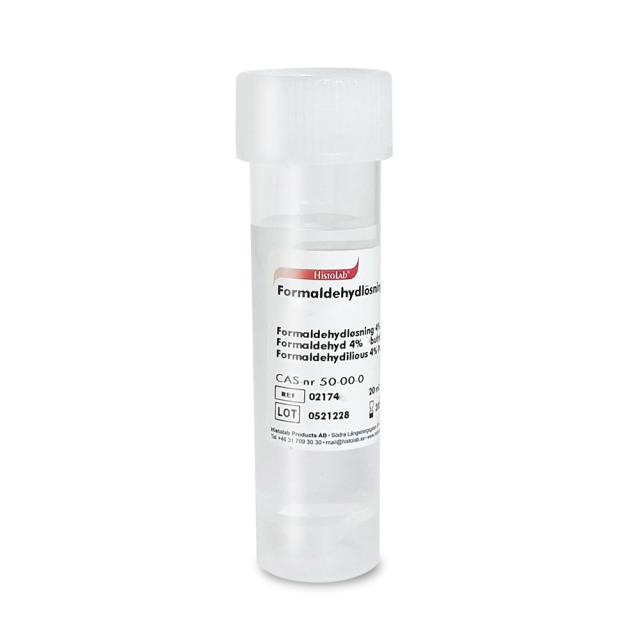 Formaldehyd 4% Fosfatbuffrad pH 7,4 20ml i en 40ml burk / 50