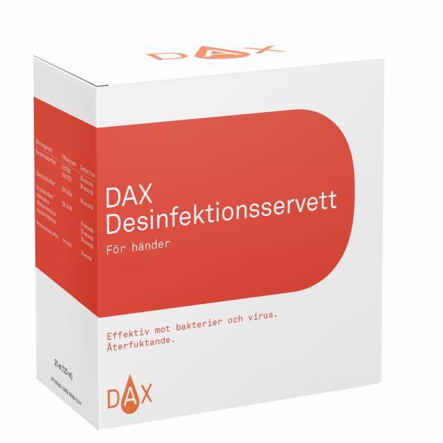 Desinfektionsservetter Antibac för händer / 20