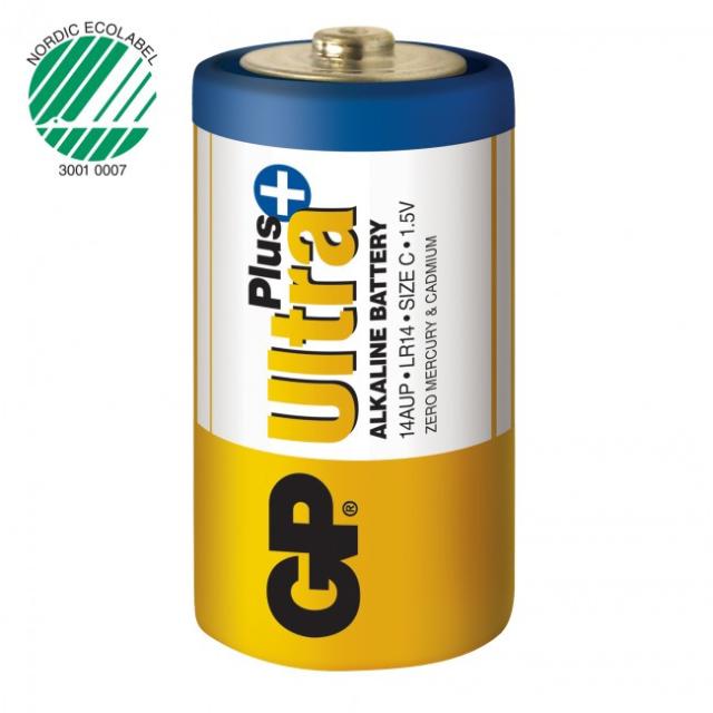 Batteri GP Ultra Plus LR14 C / 2