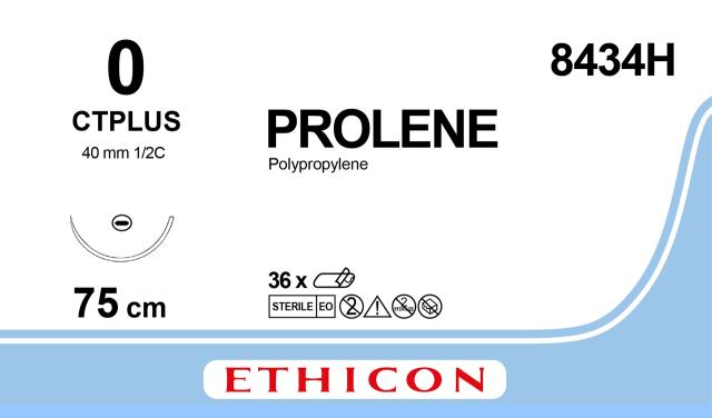 Prolene Sutur 0 CT 75cm Blå / 36