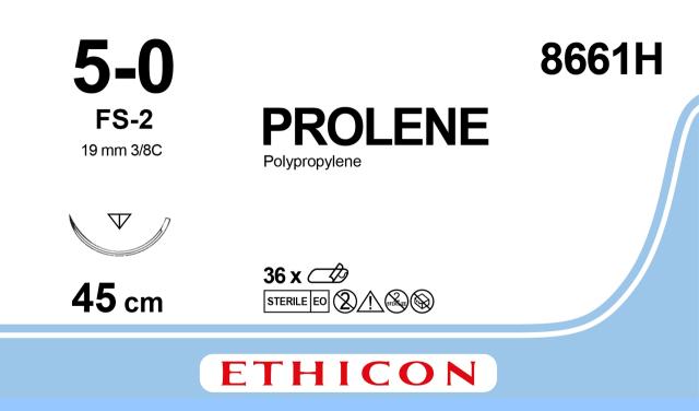 Prolene Sutur 5-0 FS-2 45cm Blå / 36