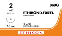 Ethibond Excel Sutur 2 V-37 75cm Grön / 12